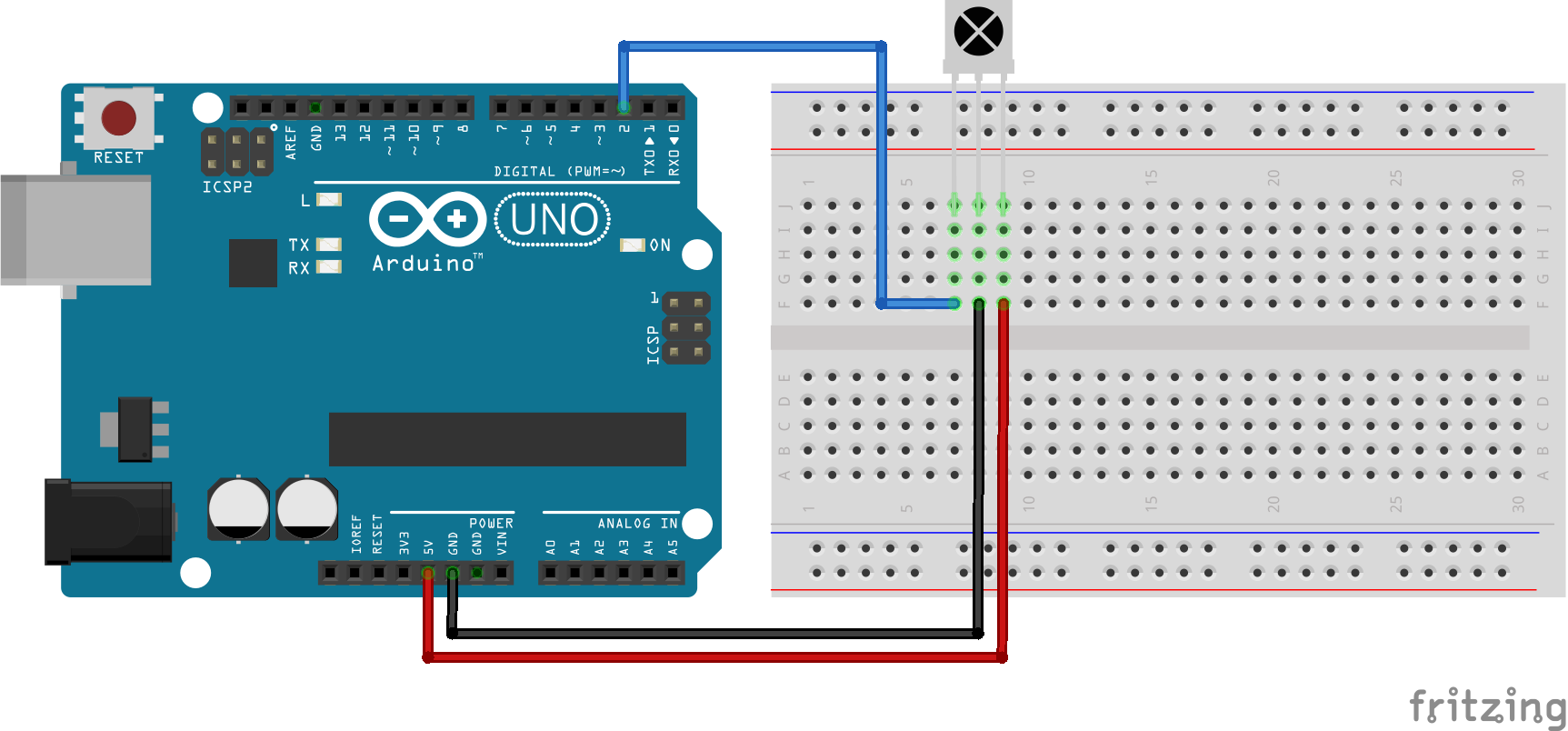 Подключение инфракрасного датчика